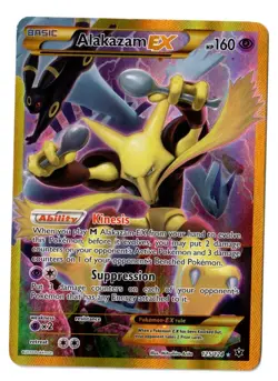 Pokemon EN XY Fates Collide Alakazam Ex 125/124 MP - Image 1