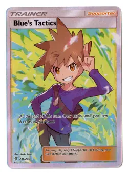 Pokemon EN Unified Minds Blue's Tactics 231/236 NM-MT - Image 1