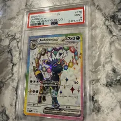 2025 POKEMON UMBREON EX #176 PSA 9 BLACK STAR PROMO SVP Premium Figure Coll - Image 3