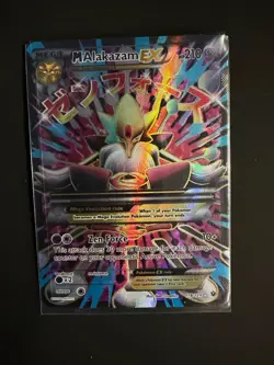 Pokemon M Alakazam EX Ultra Rare Full Art Holo 118/124 Fates Collide - Image 1