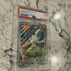 Pokemon Meowth PSA 9 Phantasmal Flames Illustration Rare #106/094 - Image 3