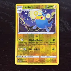 Lanturn 053/203 Pokemon Evolving Skies Sword & Shield Reverse Holo Uncommon NM - Image 1
