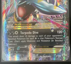 M Sharpedo EX XY200 - XY Black Star Promo NM/M - Jumbo/Oversized - Pokemon TCG - Image 4
