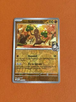 Ethans Sudowoodo #093 SV Destined Rivals Reverse Holo Common Pokemon 2025 TCG - Image 1