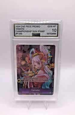 One Piece Yamato 2024 Championship P-046, AGS Gem Mt 10 - Image 1