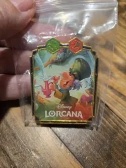 Disney Lorcana Archazia's Island Mad Hatter Unruly Eccentric Pin - Image 1