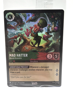 Mad Hatter Unruly Eccentric 16/D23 Lorcana Promo Foil NM Sealed - Image 3