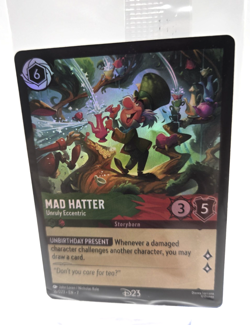 Mad Hatter Unruly Eccentric 16/D23 Lorcana Promo Foil NM Sealed - Image 4