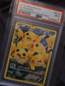 2016 Pokemon XY Generations Radiant Collection #RC29 Pikachu FA PSA 9 MINT - Image 3