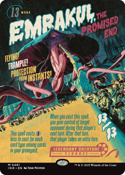 MTG Innistrad Remastered Poster Card #481 Emrakul, the Promised End - Image 1