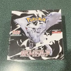 Pokemon TCG Japanese Booster Box White Flare And 3 Random Cards - Image 1