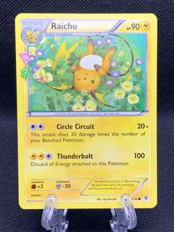 Raichu RC9/RC32 Generations Radiant Collection 2016 Pokemon Card NM - Image 1