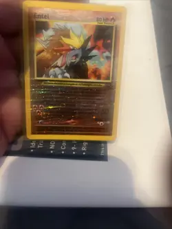 Entei Black Star Promo 34 REVERSE HOLO Vtg Movie Pokemon Card 2001 LP Qty Avail - Image 3