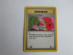 GOOP GAS ATTACK # 78/82 FIRST EDITION TRAINER NONE HOLO POKEMON CARD - Image 1