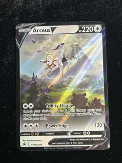 Pokemon Arceus V SWSH204 Sword & Shield Promo Holo Card English TCG - Image 1
