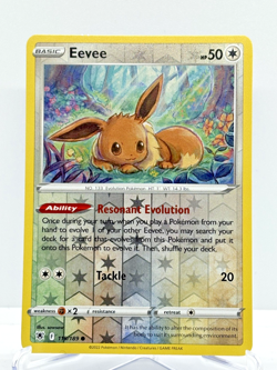 Pokemon Card Eevee (119/189) Astral Radiance Common Reverse Holo - Image 1
