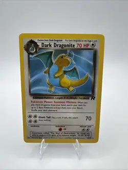 Pokemon Dark Dragonite TCG Card 22/82 Non-Holo - Image 1