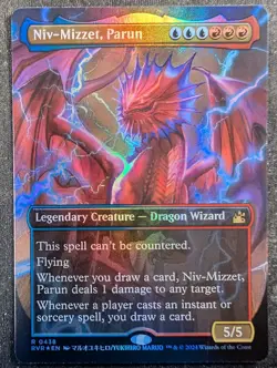 Niv-Mizzet, Parun - Foil Anime Borderless - Ravnica Remastered (MTG) - Image 1