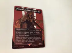 MTG Sephiroth, Fabled SOLDIER (Borderless) (Surge Foil) Final Fantasy Foil - Image 2
