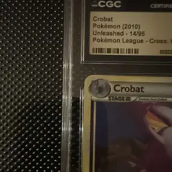 Crobat Cross Hatch League CGC Pristine 10!! Holo 14/95 English Pokemon LOW POP - Image 4