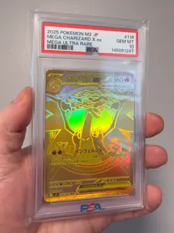 2025 POKEMON JPN M2-INFERNO X MEGA ULTRA RARE #116 MEGA CHARIZARD X EX PSA 10 - Image 3