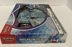 New Factory Sealed Pokemon TCG Palafin ex Box w/ 4 Booster Packs + 3 Promos - Image 4