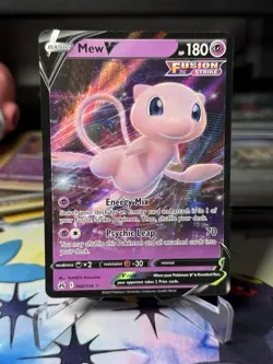 Pokemon Mew V 060/159 SWSH Crown Zenith Ultra Rare. Near Mint Condition. - Image 1