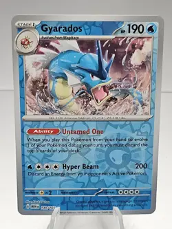 Gyarados Reverse Holo 130/165 Scarlet & Violet 151 Pokemon Card - Image 1