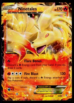 Ninetales EX - Holo 13/83 Ultra Rare Pokemon Generations NM - Image 1