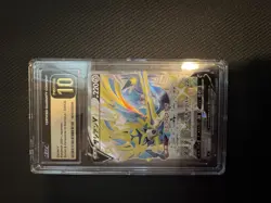 Pokemon Zacian V 029/028 Zacian & Zamazenta vs Eternatus CGC 10 Holo 220 HP - Image 1