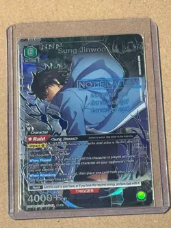 Union Arena Solo Leveling SLG-1-049 SR* One Star Sung Jinwoo PACK FRESH NM - Image 1