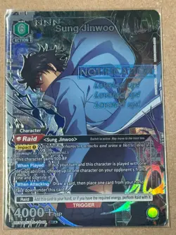 Union Arena Solo Leveling SLG-1-049 SR* One Star Sung Jinwoo PACK FRESH NM - Image 2