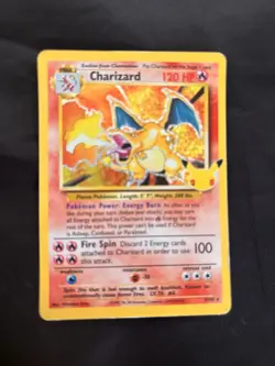 Pokemon TCG Charizard Holo Card 4/102 Celebrations 25th Anniversary Edition - Image 2