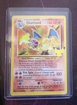 Pokemon TCG Charizard Holo Card Celebrations 4/102 - Image 1