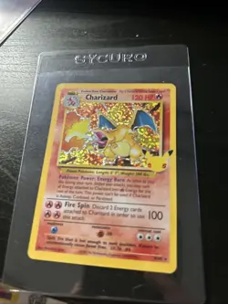 Pokemon TCG Charizard Celebrations Holo Card 4/102 Mint/Near - Image 1