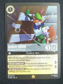 Robin Hood Champion of Sherwood 177/204 - Lorcana Card #13T - Image 1