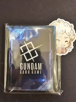 GUNDAM CARD GAME Official Card Sleeves EX Space Black (70pcs) [EVX03] NEW SEALED - Image 1