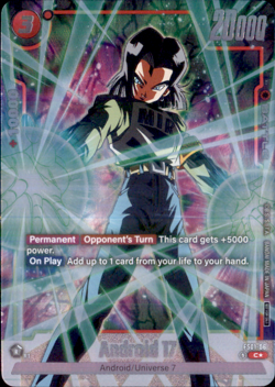 Android 17 FS01-06 Alt Art WINNER Promo Foil Dragon Ball Super Card Game | NM - Image 1