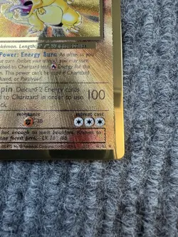 Pokemon Card Charizard 4/102 Gold Metal Celebrations UPC 25th Anniversary - Image 2