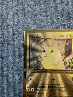 Pokemon Gold Metal Pikachu Card 58/102 Pokemon Celebrations 25th Anniversary - Image 4
