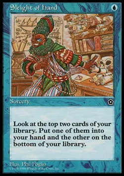 Sleight of Hand - Light Play MTG Portal Second Age - Image 1