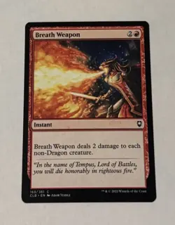 MTG Breath Weapon - Commander Legends: Battle For Baldurs Gate NM - Image 1