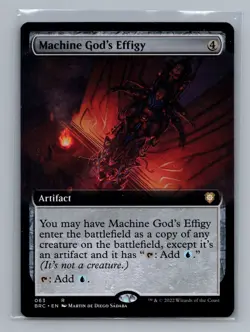 Machine God's Effigy NM Extended Art Commander: Brothers' War 063 MTG Regular - Image 1