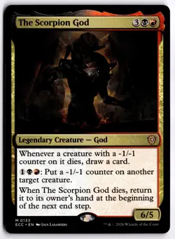 The Scorpion God NM ECC Commander: Lorwyn Eclipsed MTG - Image 1