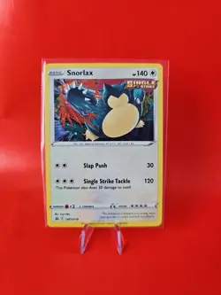 Pokemon Snorlax SWSH119 Black Star Promo Card Near Mint Condition - Image 1
