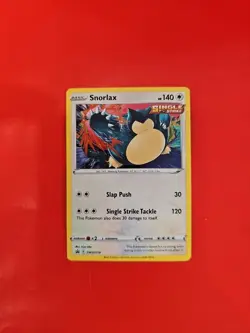 Pokemon Snorlax SWSH119 Black Star Promo Card Near Mint Condition - Image 3