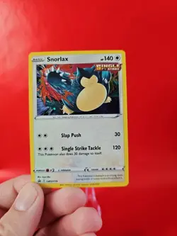 Pokemon Snorlax SWSH119 Black Star Promo Card Near Mint Condition - Image 5