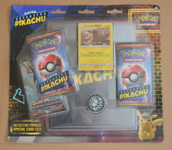 Pokemon Detective Pikachu Special Case File (3 Packs, promo, coin, binder) New - Image 1