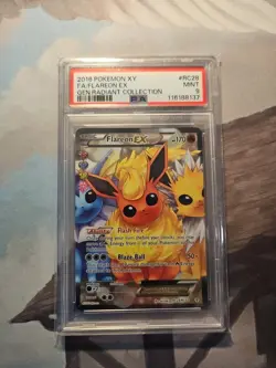 2016 POKEMON XY GENERATIONS RADIANT COLLECTION #RC28 FULL ART/FLAREON EX PSA 9 - Image 1