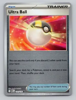 Reverse Holo Ultra Ball 131/132 Common Mega Evolution Pokemon - Image 1